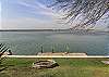 Great water view along with private dock area. 