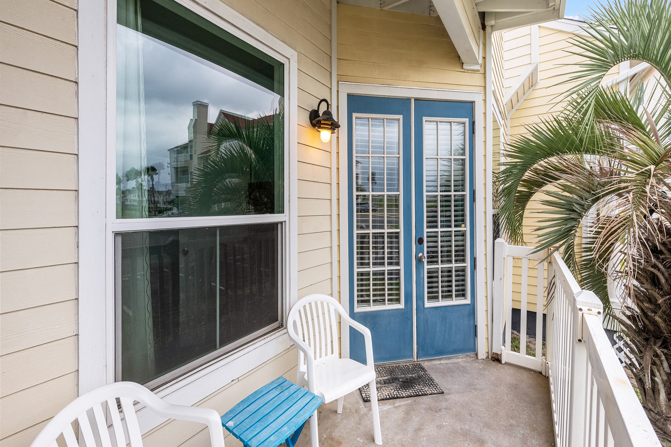 Private patio to enjoy the Texas coastal breeze