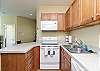 Fully equipped kitchen for your convenience with 12 cup coffee maker 