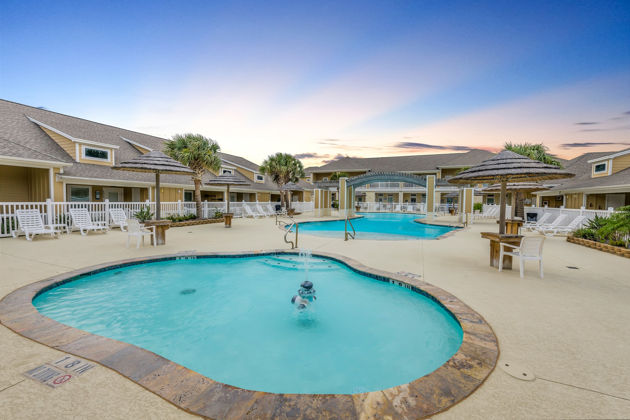 Unwind at the luxurious, heated pool - perfect for a refreshing and relaxing vacation