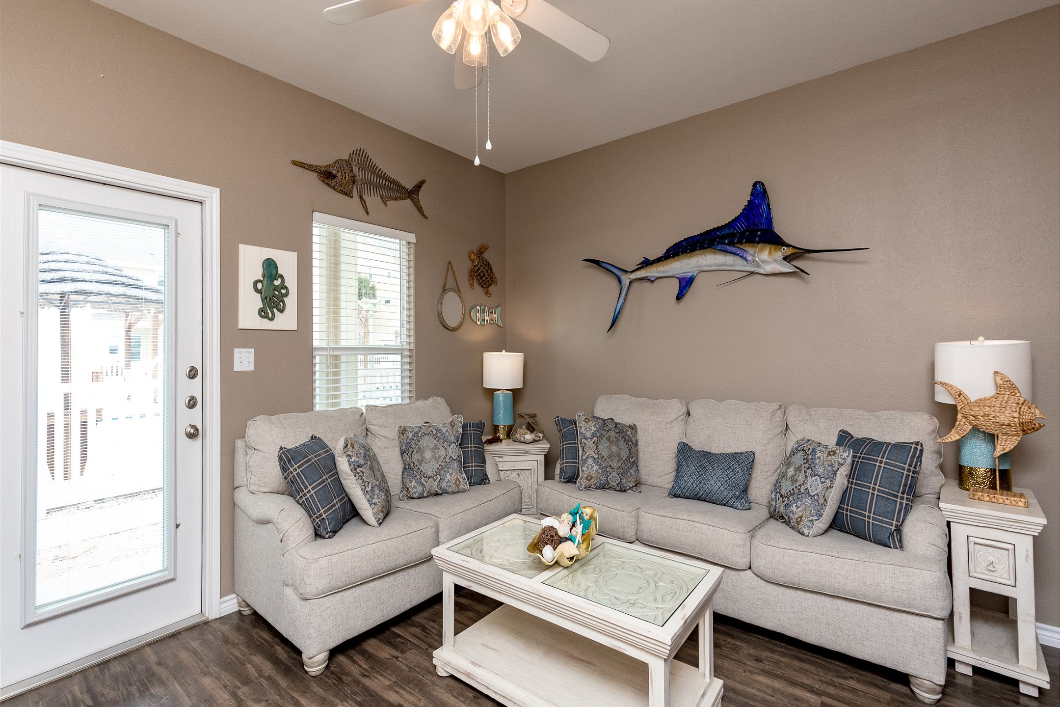 Comfy and spacious living area