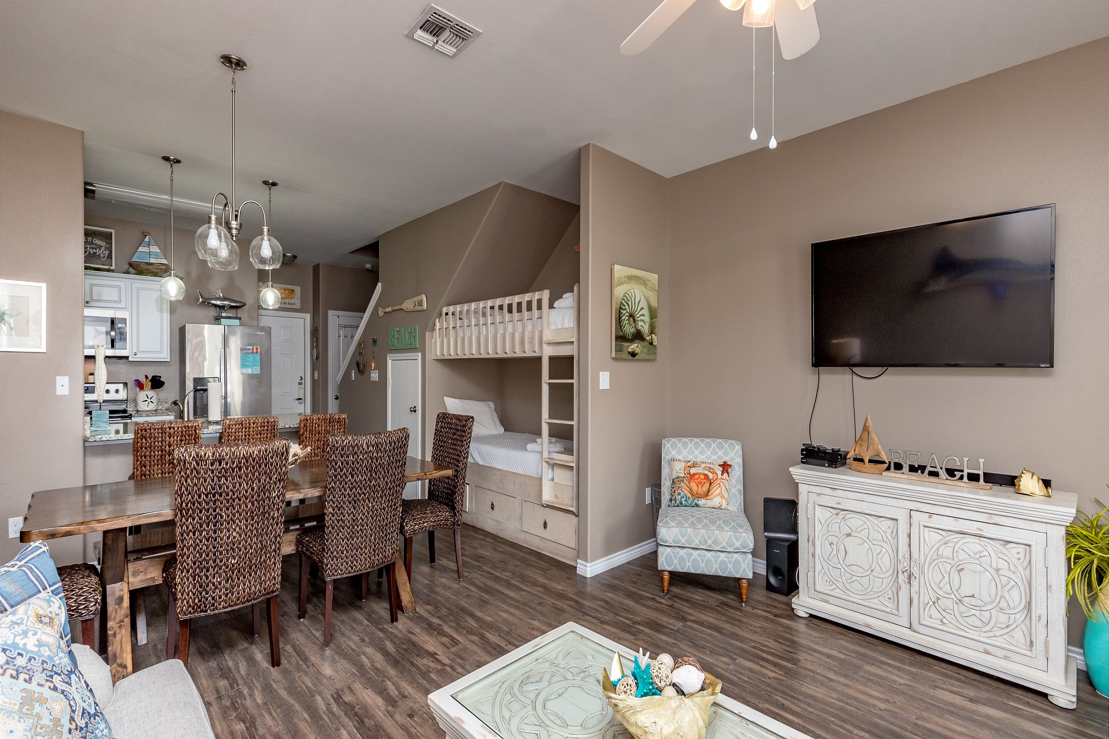Family time is a great time in this open living space