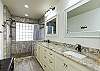 Gorgeous master bathroom with double sinks 