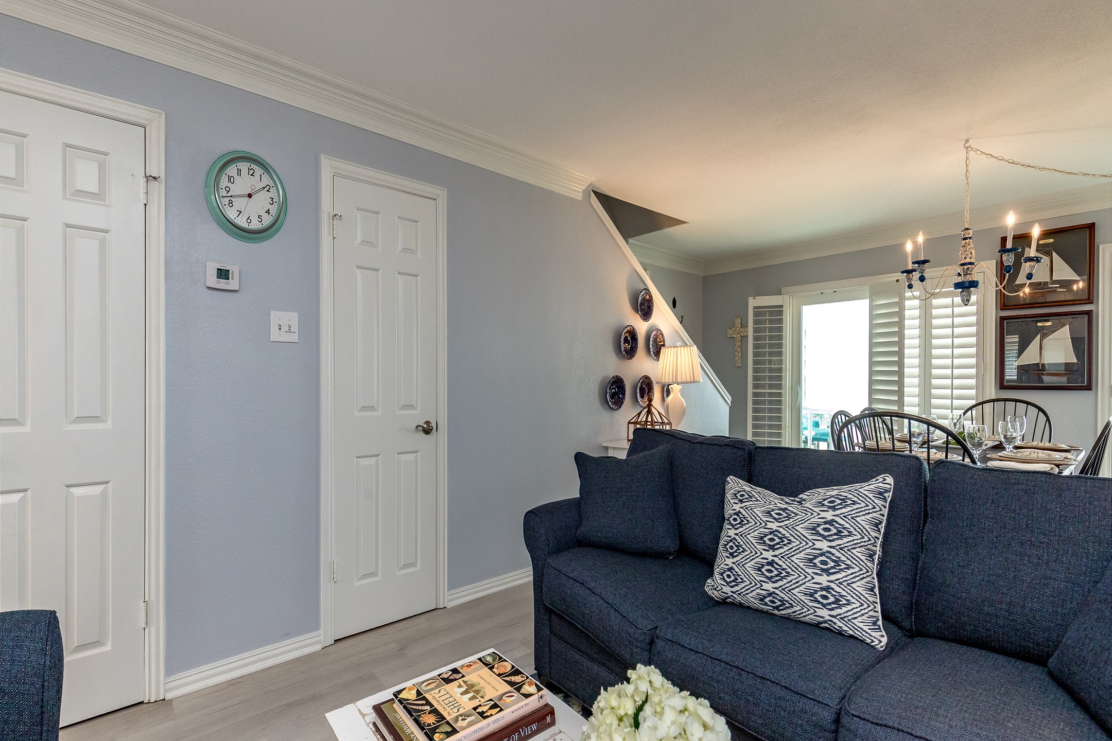 Bright living with updated décor 