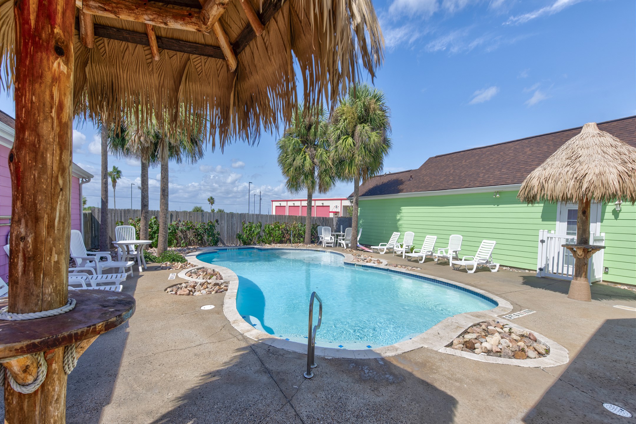 Inviting community pool for all ages to have fun and families to create memories