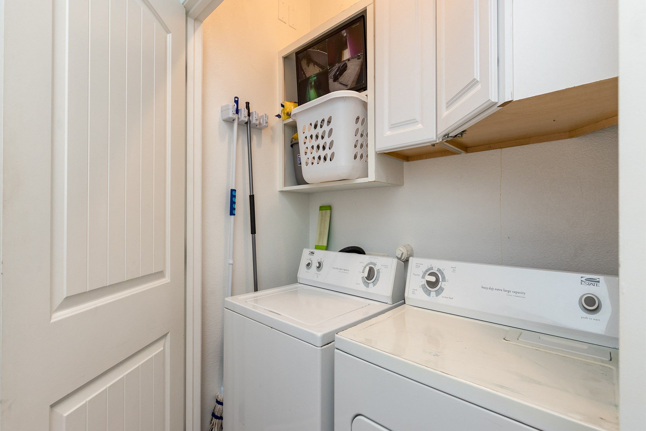Washer and dryer in property for your convenience