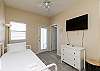 Loft area on the second floor with twin size day bed and twin trundle, along with flat screen TV