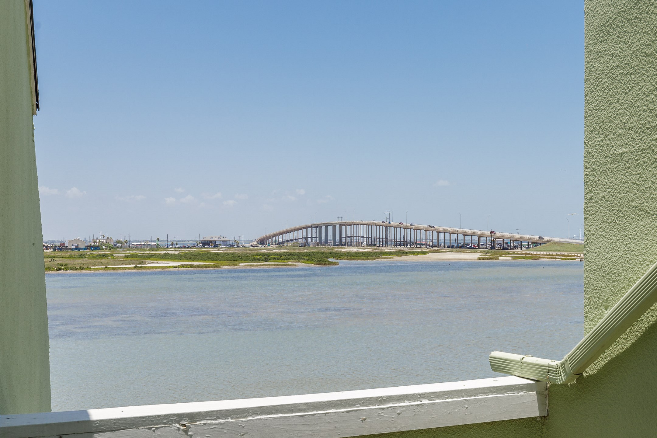 Marvel in the stunning views of the JFK Causeway off the master bedroom balcony - great space to unwind 