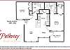 Unit floor plan. Builder''s plan, may not be exact match but very similar to property layout