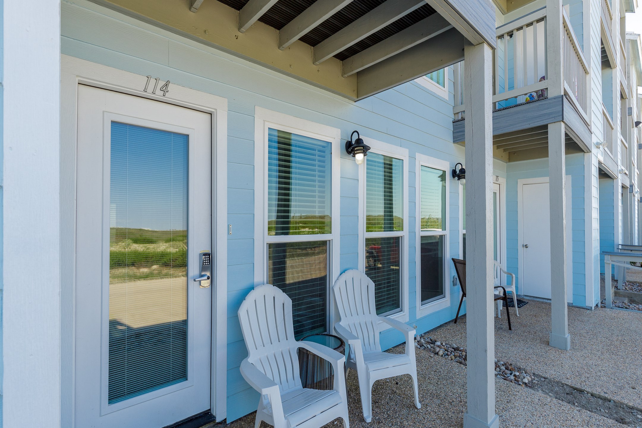 Step through the front door and take in the stunning views of the dunes—your perfect welcome to a relaxing coastal escape.