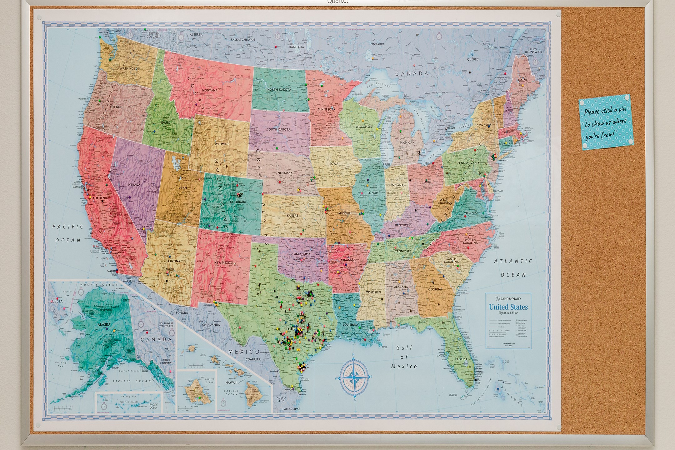 Pin on the map where you are traveling from 