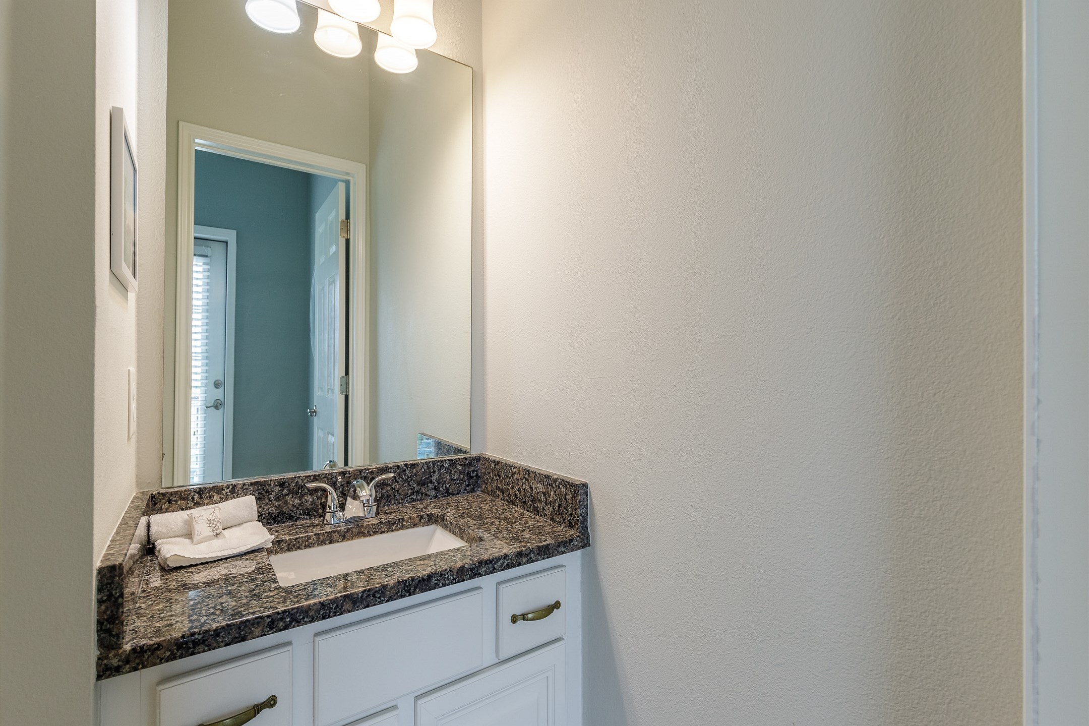 Half bathroom located on second floor