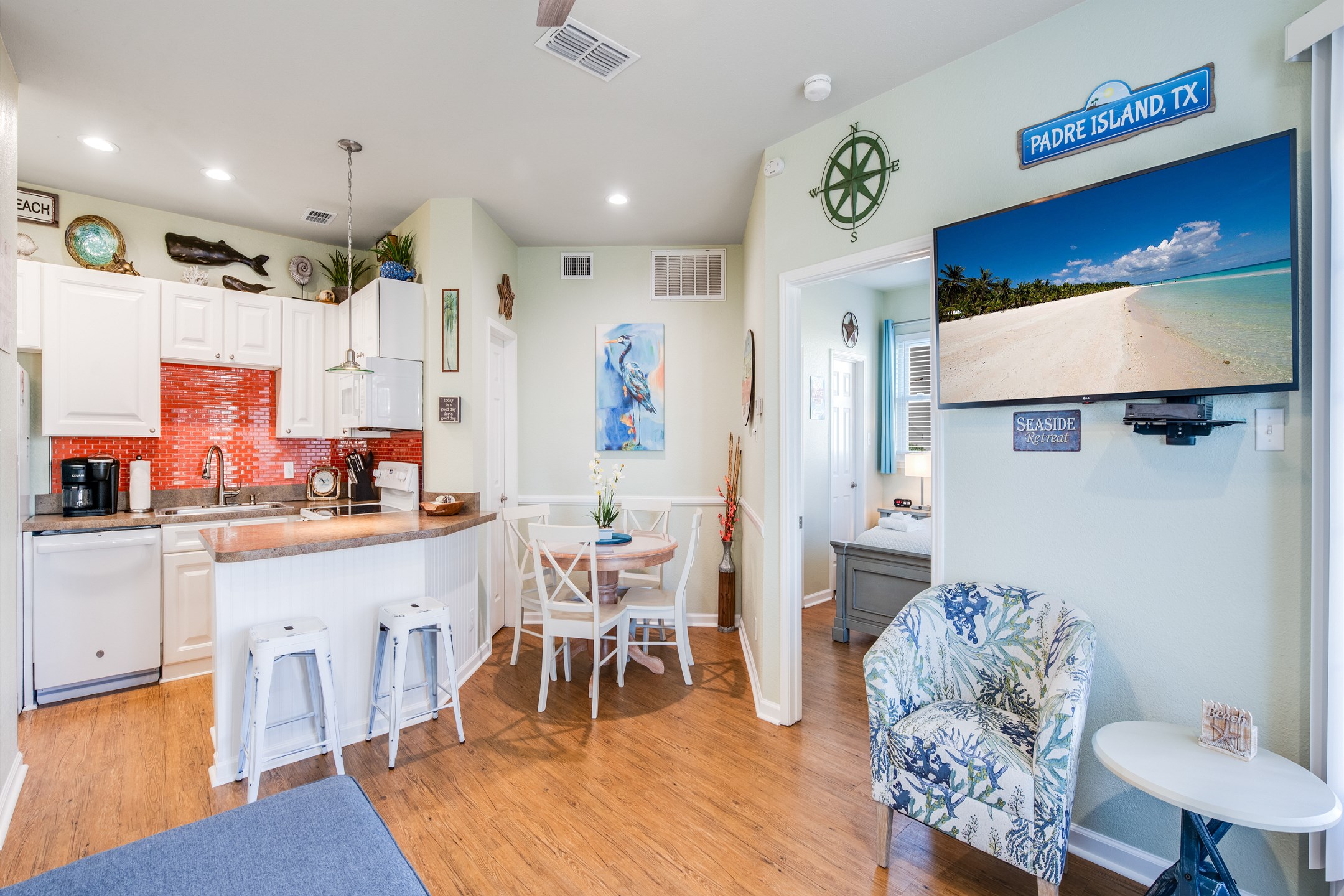 Chic and cozy gathering space for the whole family