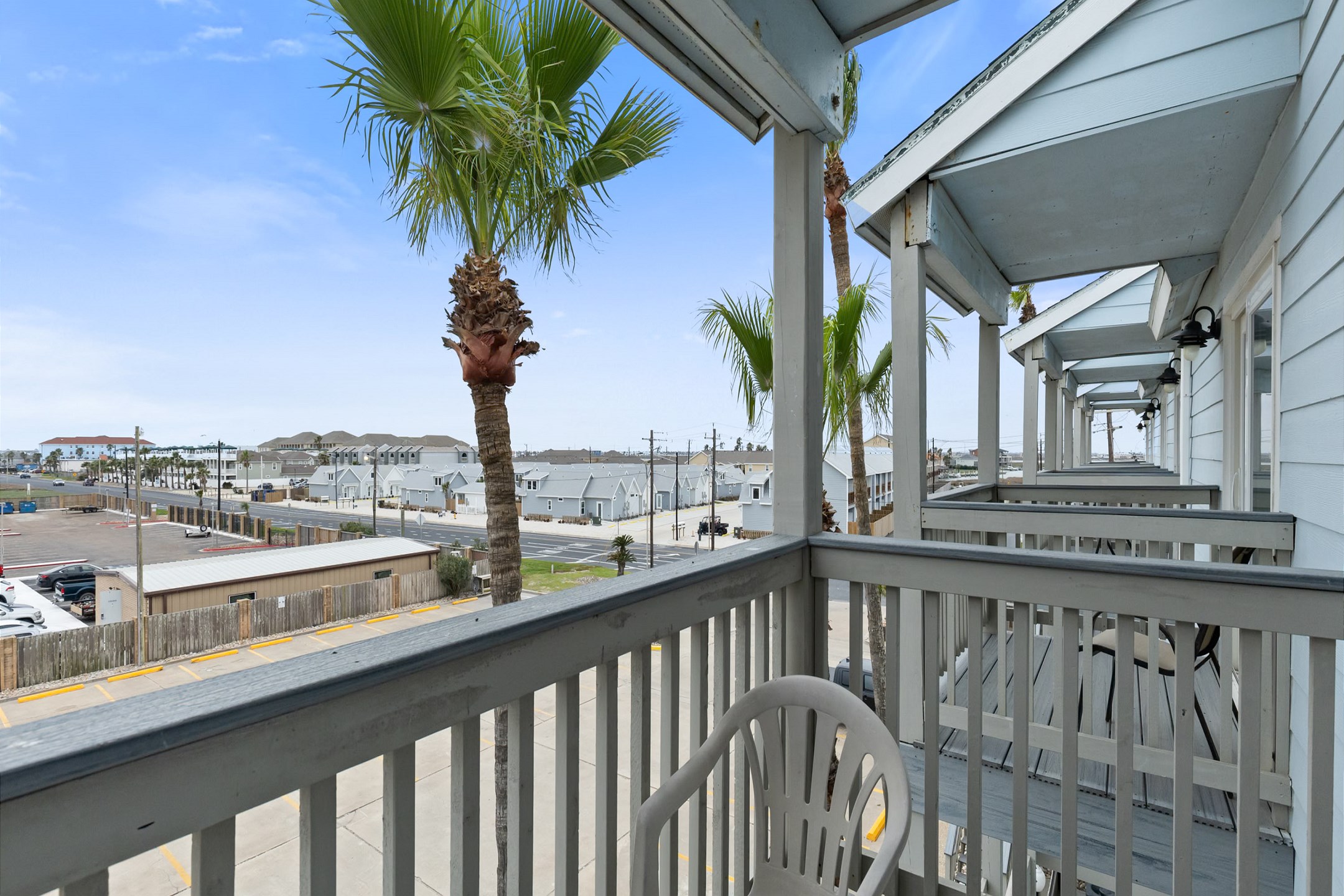 Private balcony off the second bedroom 