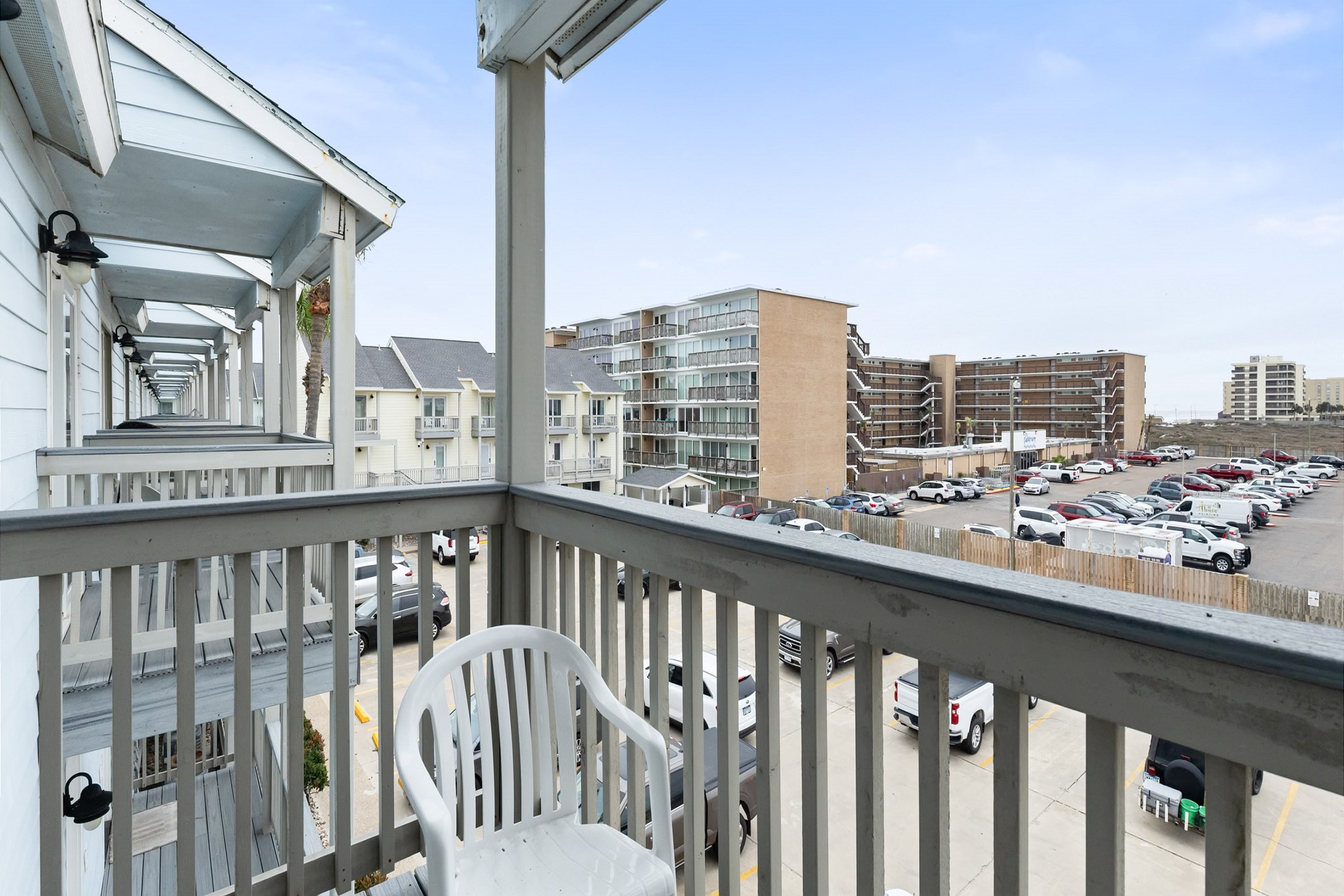 Private balcony off the second bedroom 