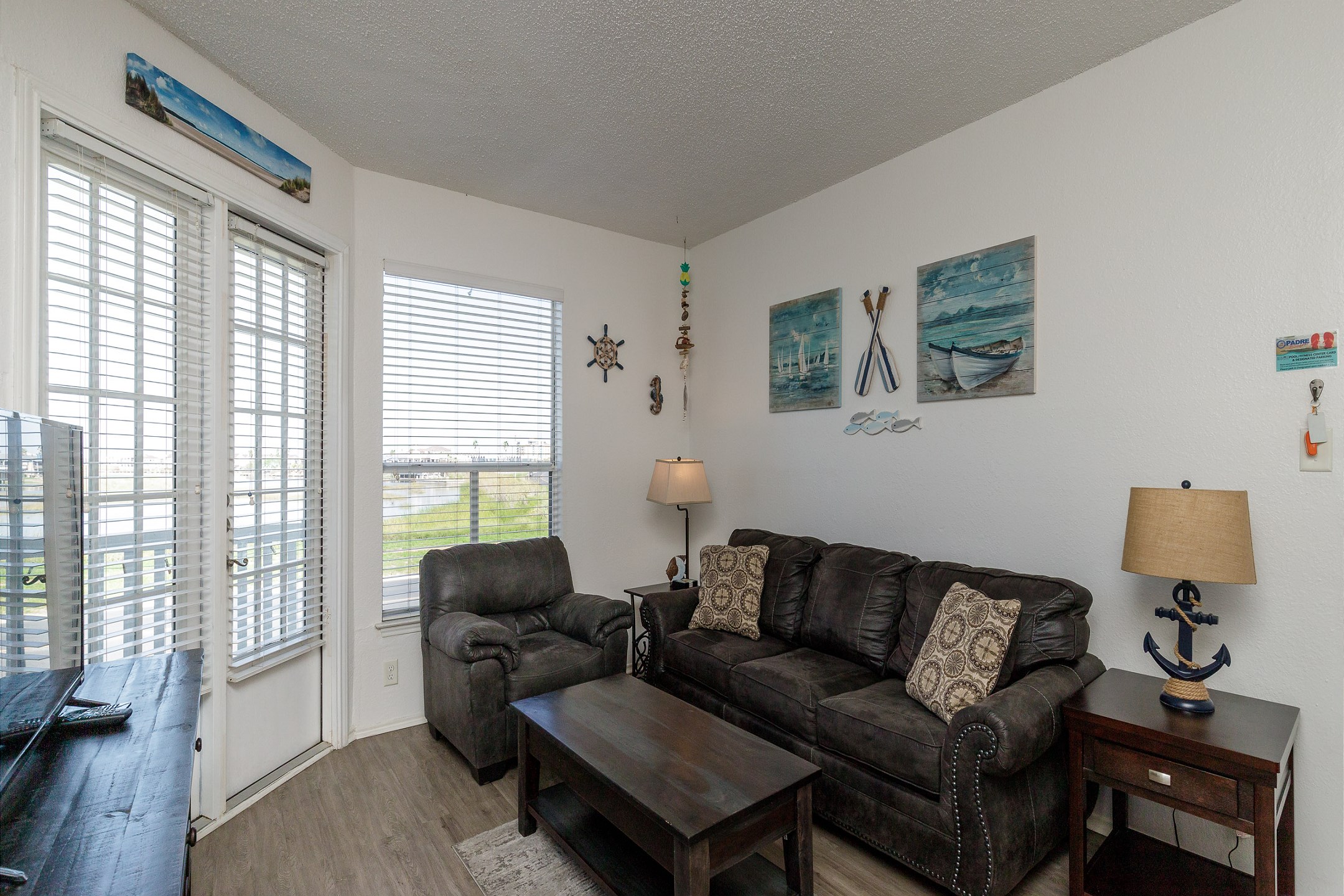 Access to outdoor balcony from the living area