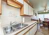 Large kitchen area for your convenience 
