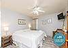 Master bedroom with king size bed