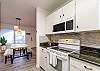 Fully equipped kitchen with updated décor and Keurig coffee maker 