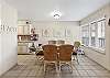Dining table with seating for six