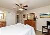 Master bedroom with queen size bed