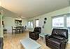 Spacious living with recliners