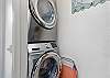 Washer and dryer in property for your convenience 