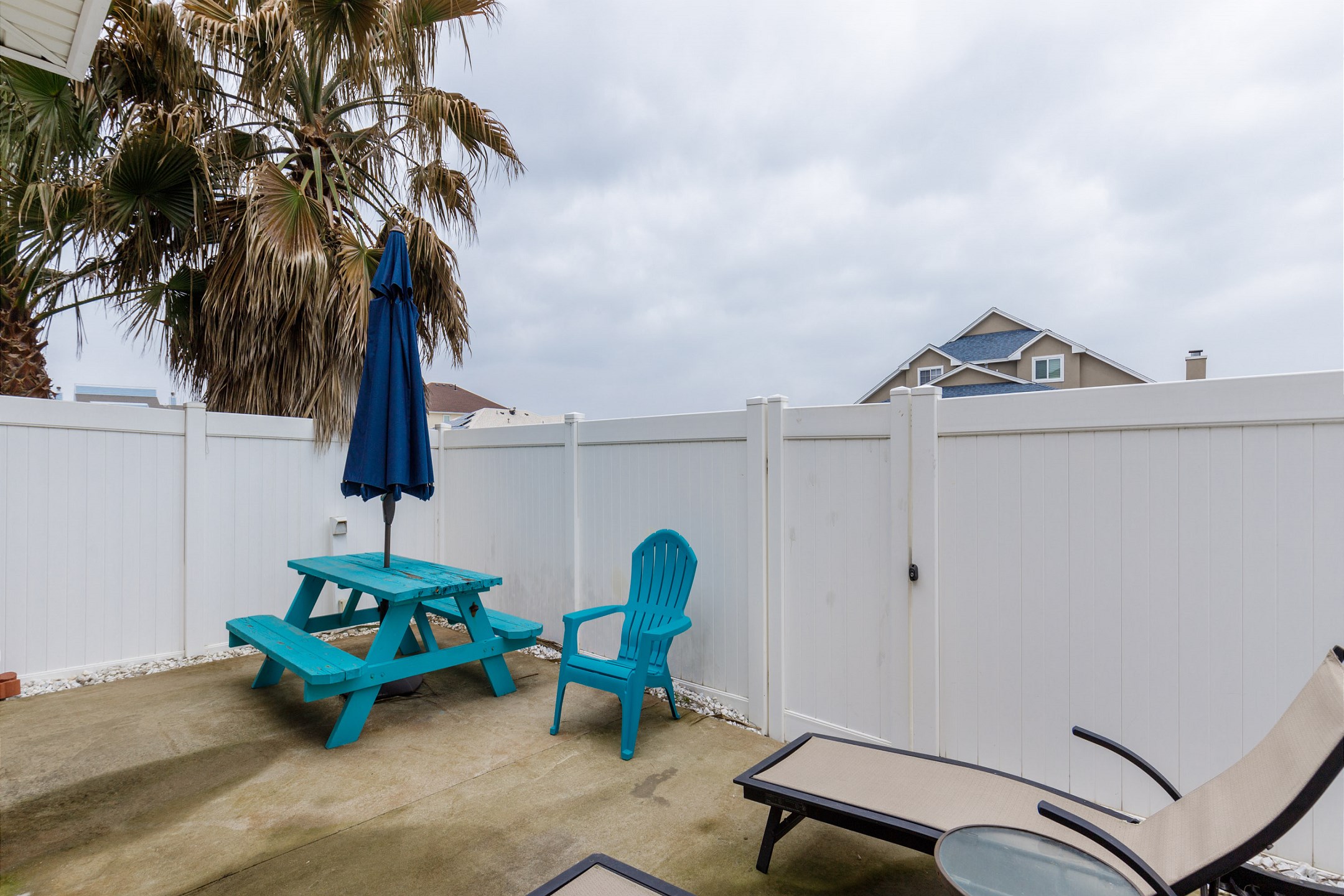 Unwind in style on the spacious patio