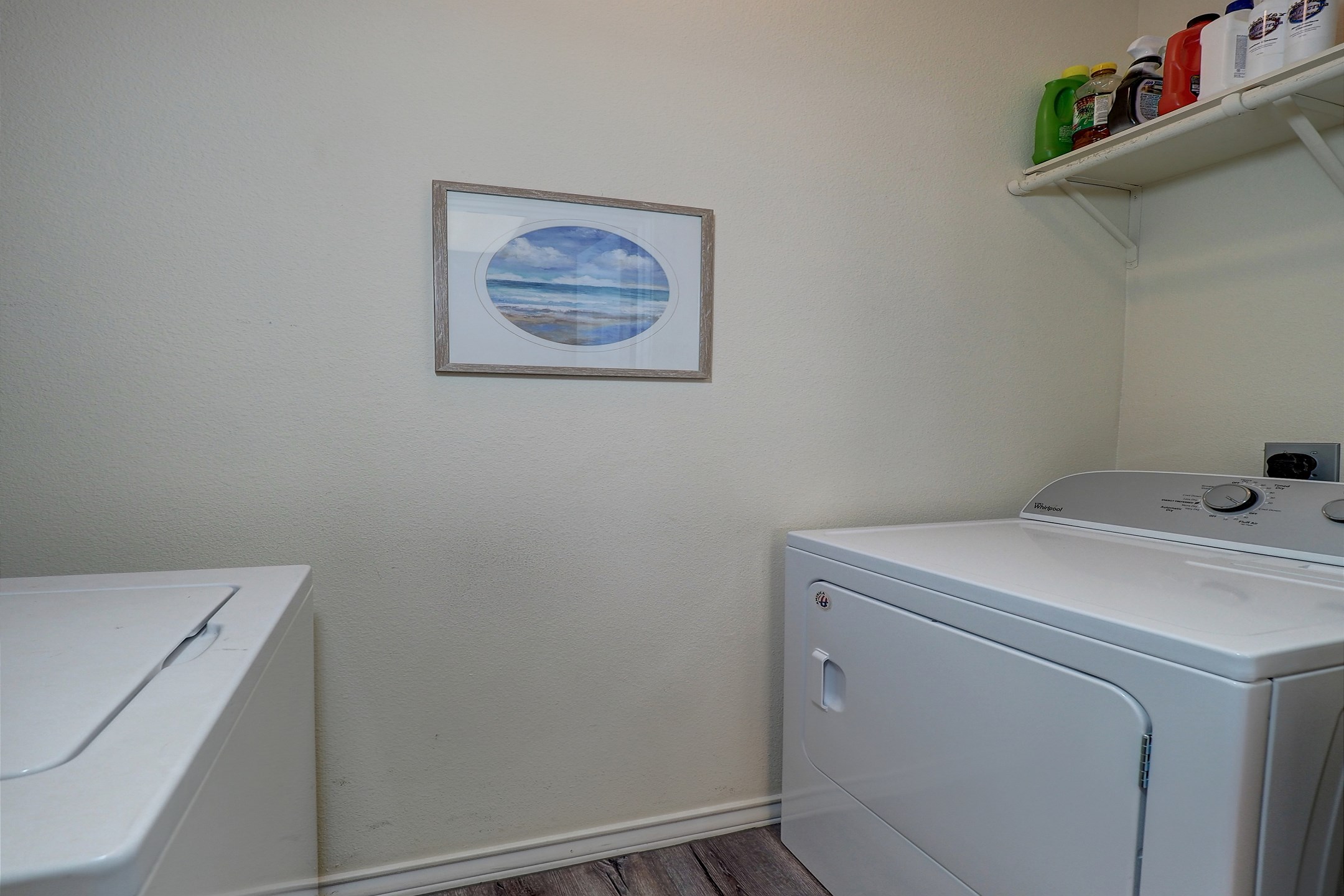 Washer and dryer for guest use