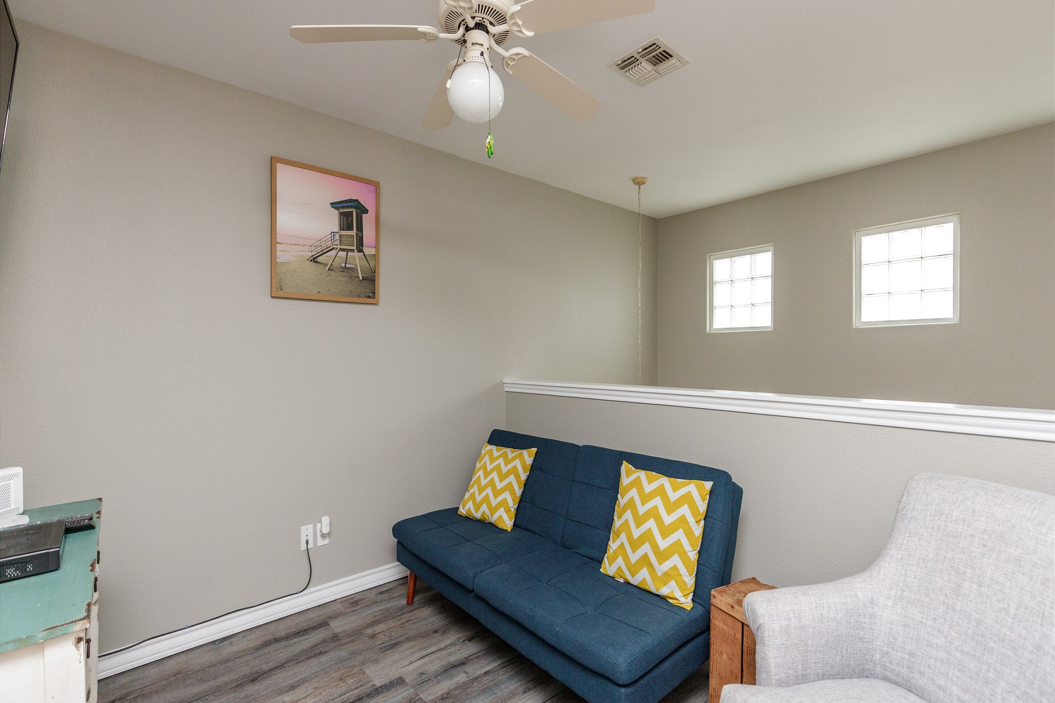 Second floor living space/loft