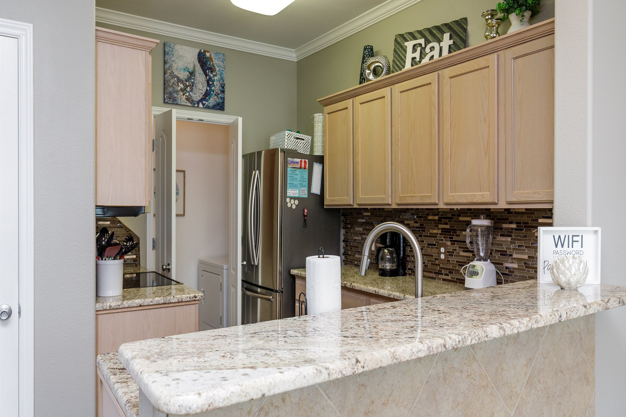 Breakfast bar for casual dining