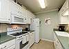Fully equipped kitchen with 12 cup coffee maker 