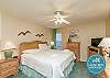 Master bedroom with king size bed