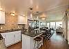Open kitchen area with memorizing views