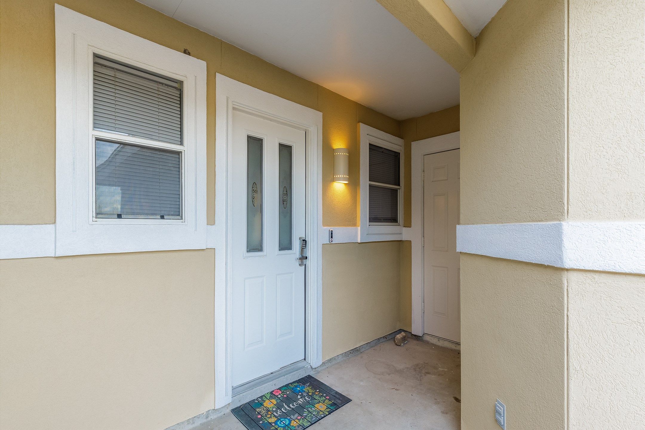 Main entrance into property, unit C