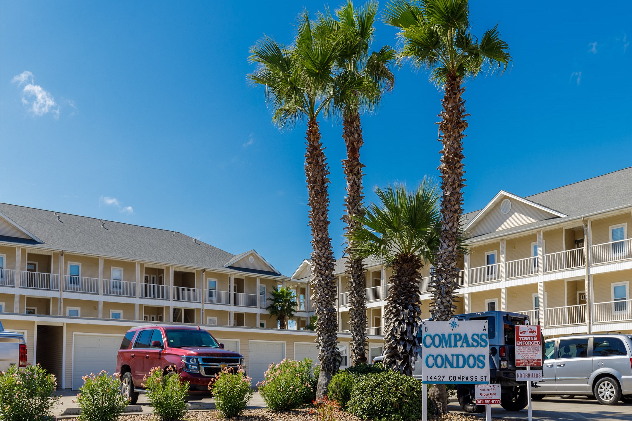 Compass Condos Buildings. B12 is located upstairs on the second floor, complex does have an elevator by the pool