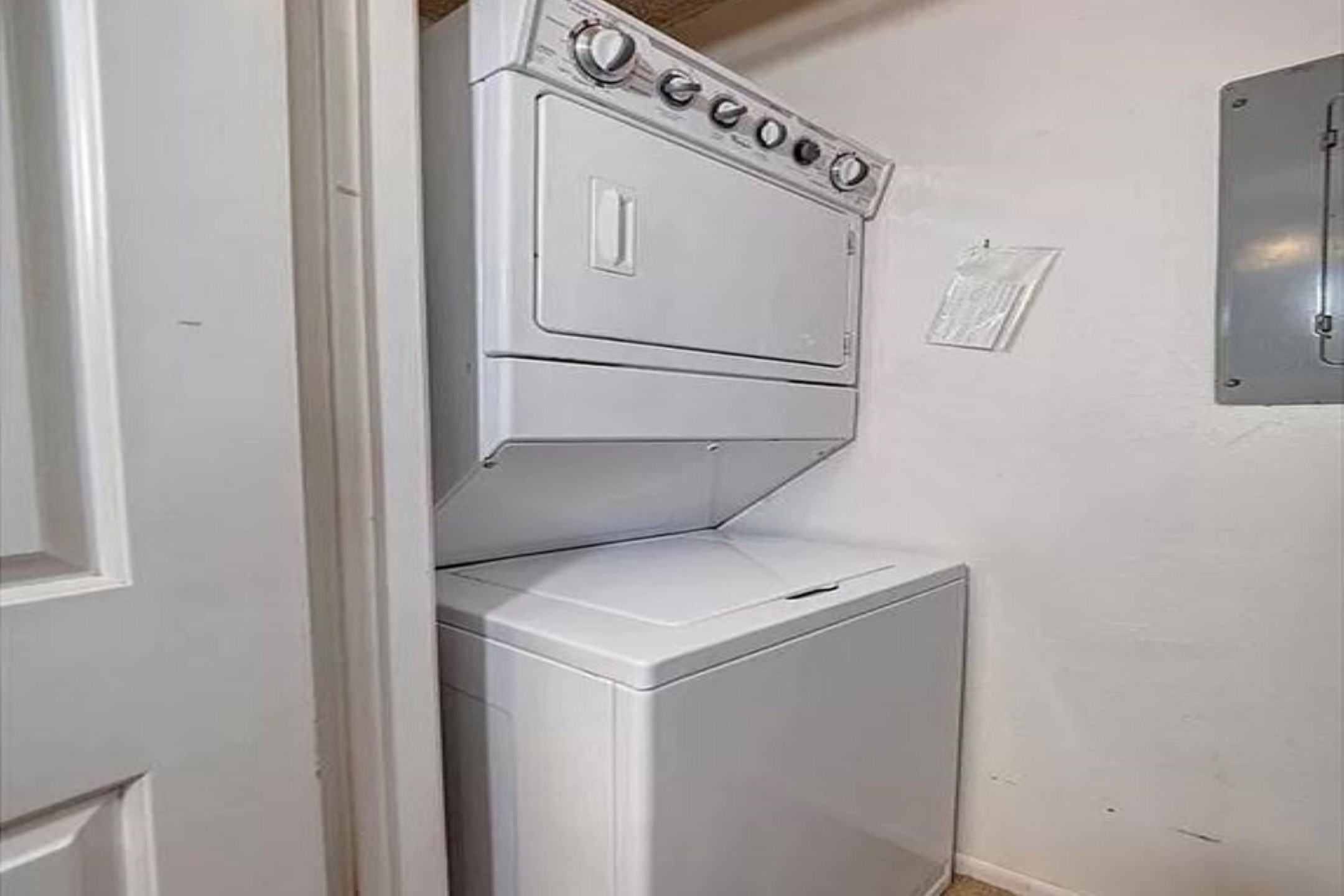 Washer and dryer in property for your convenience