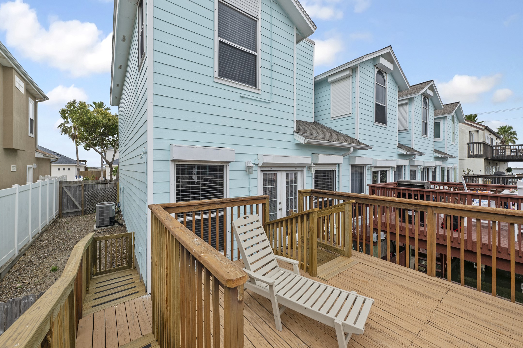 Cozy up on this fun sundeck 