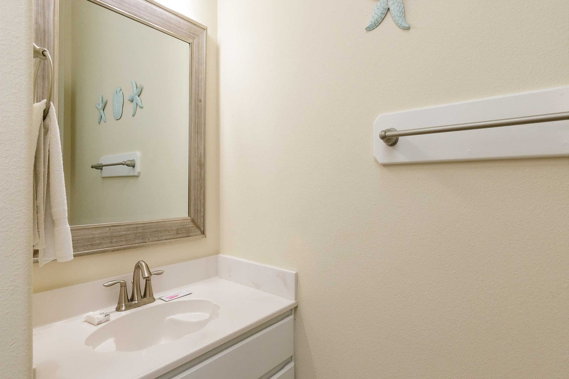 Master bathroom on the first floor with walk in shower 