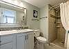 Beautifully redone master bathroom with walk in shower 