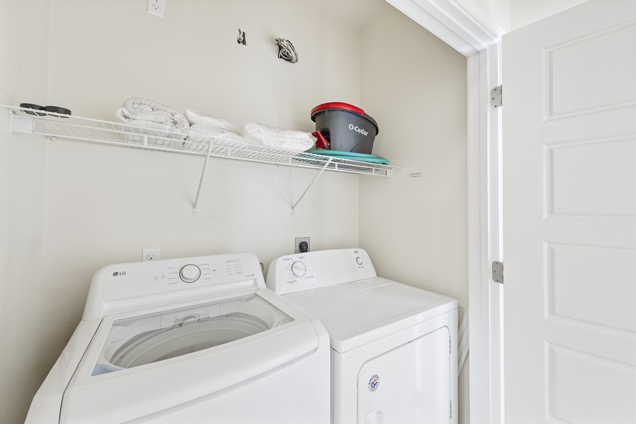Washer and dryer for your convenience 