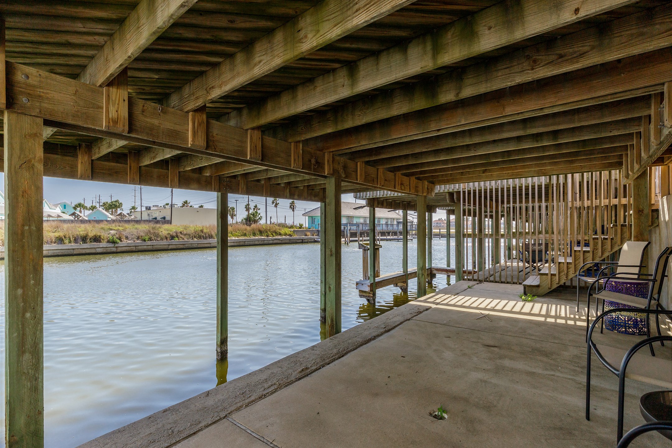 Boat dock for your convenience 