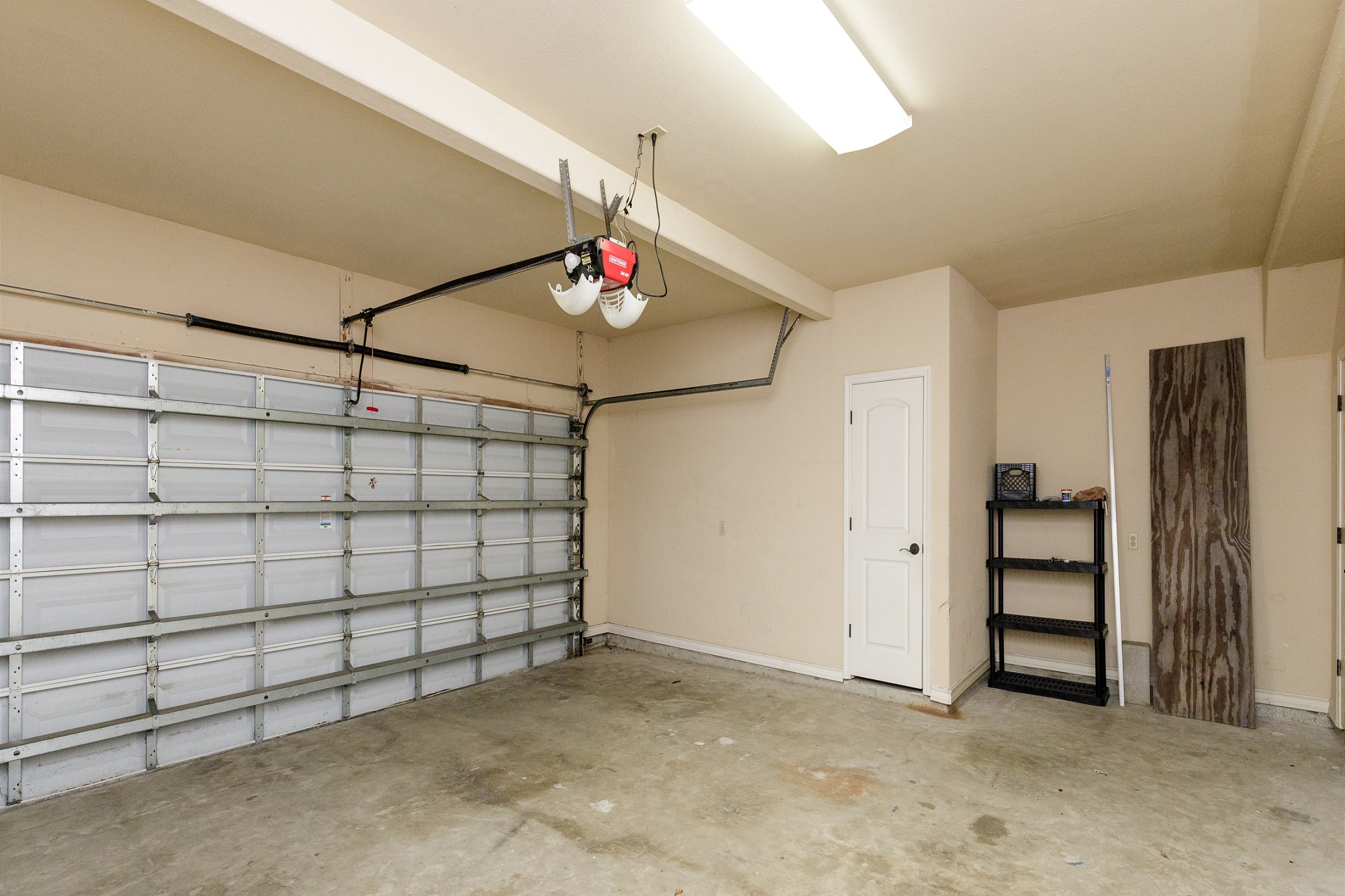 Garage access with parking for two vehicles 