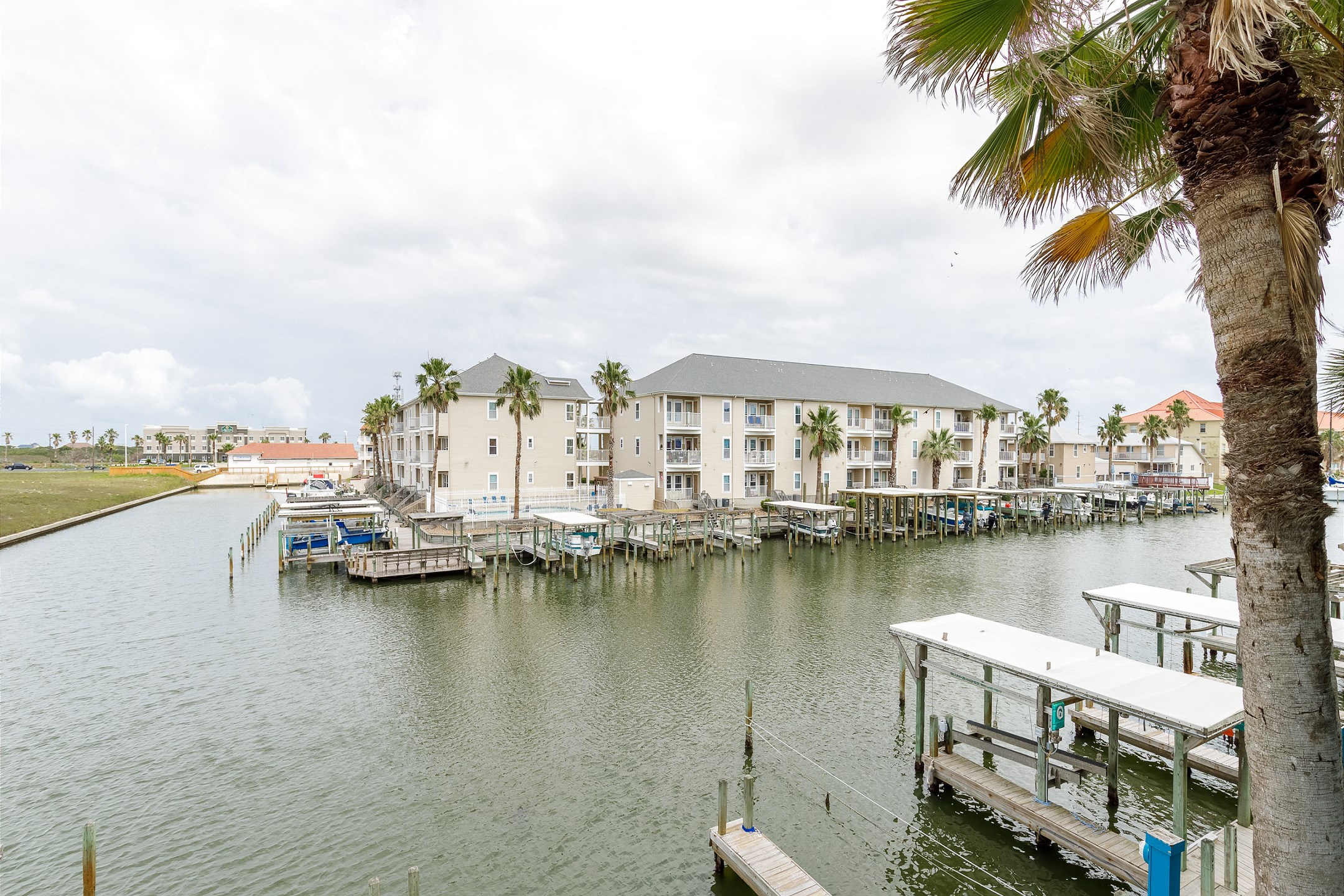 Beautiful water views of the canal to enjoy from the private balcony 