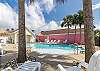 Relax poolside and let the day pass you by