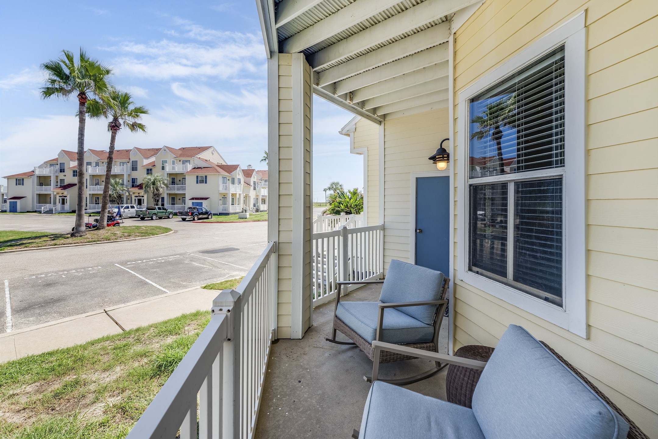 Patio area to enjoy the Texas breeze