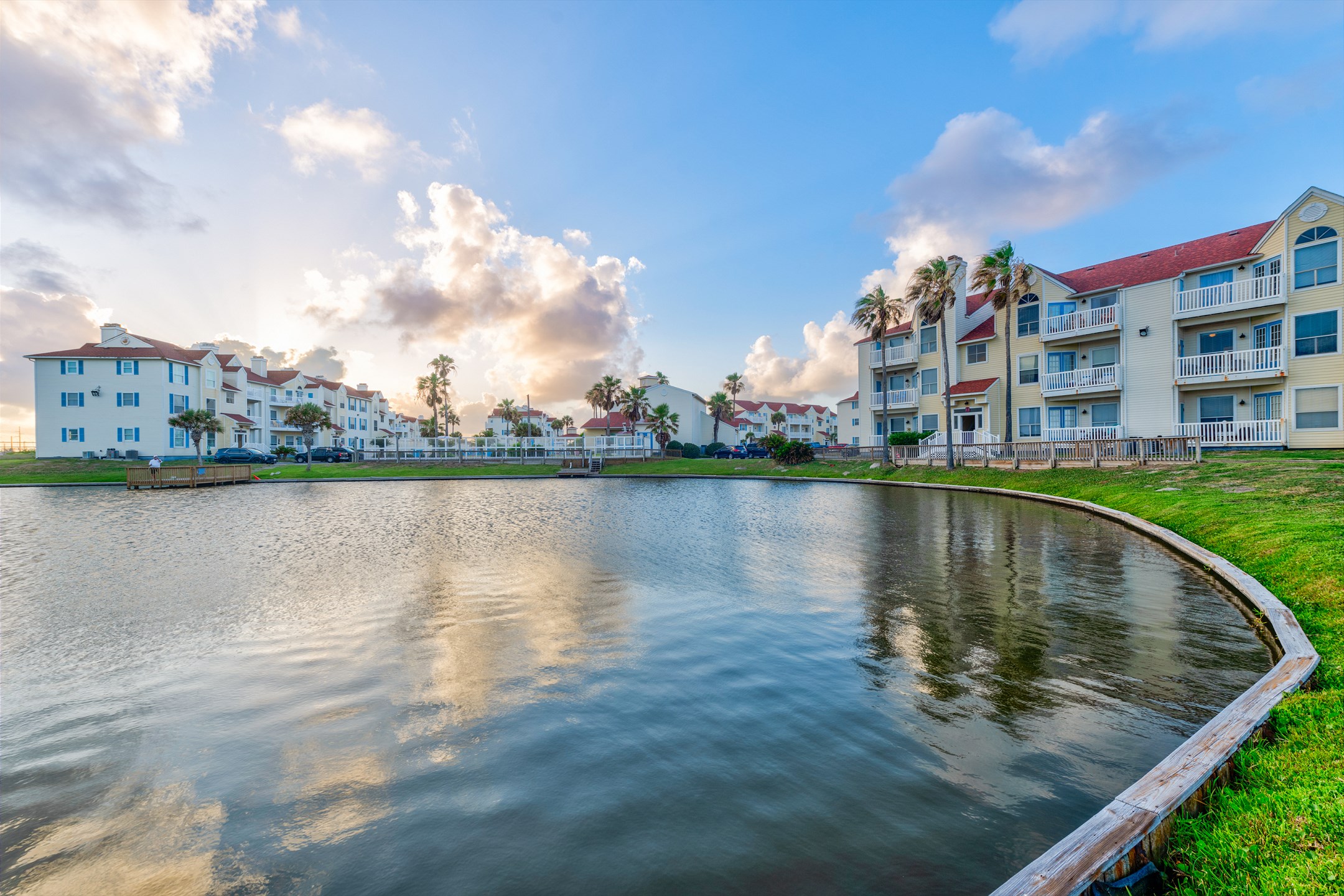 Catch and release pond at Beach Club