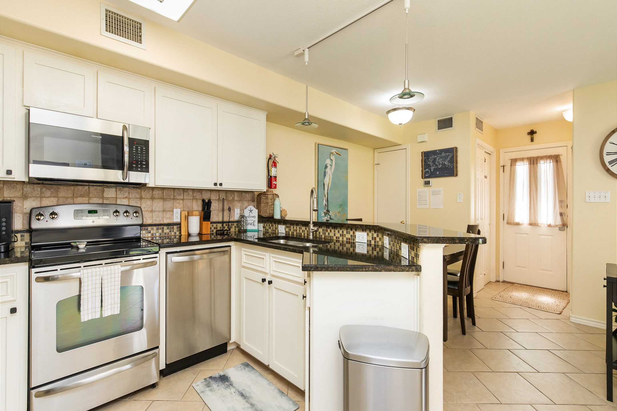 This kitchen is perfect for whipping up quick bites or indulging in culinary adventures during your stay