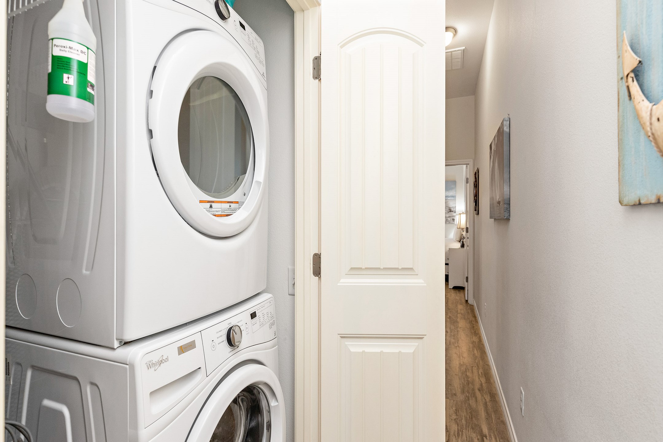 Washer and dryer in property for added convenience during your stay