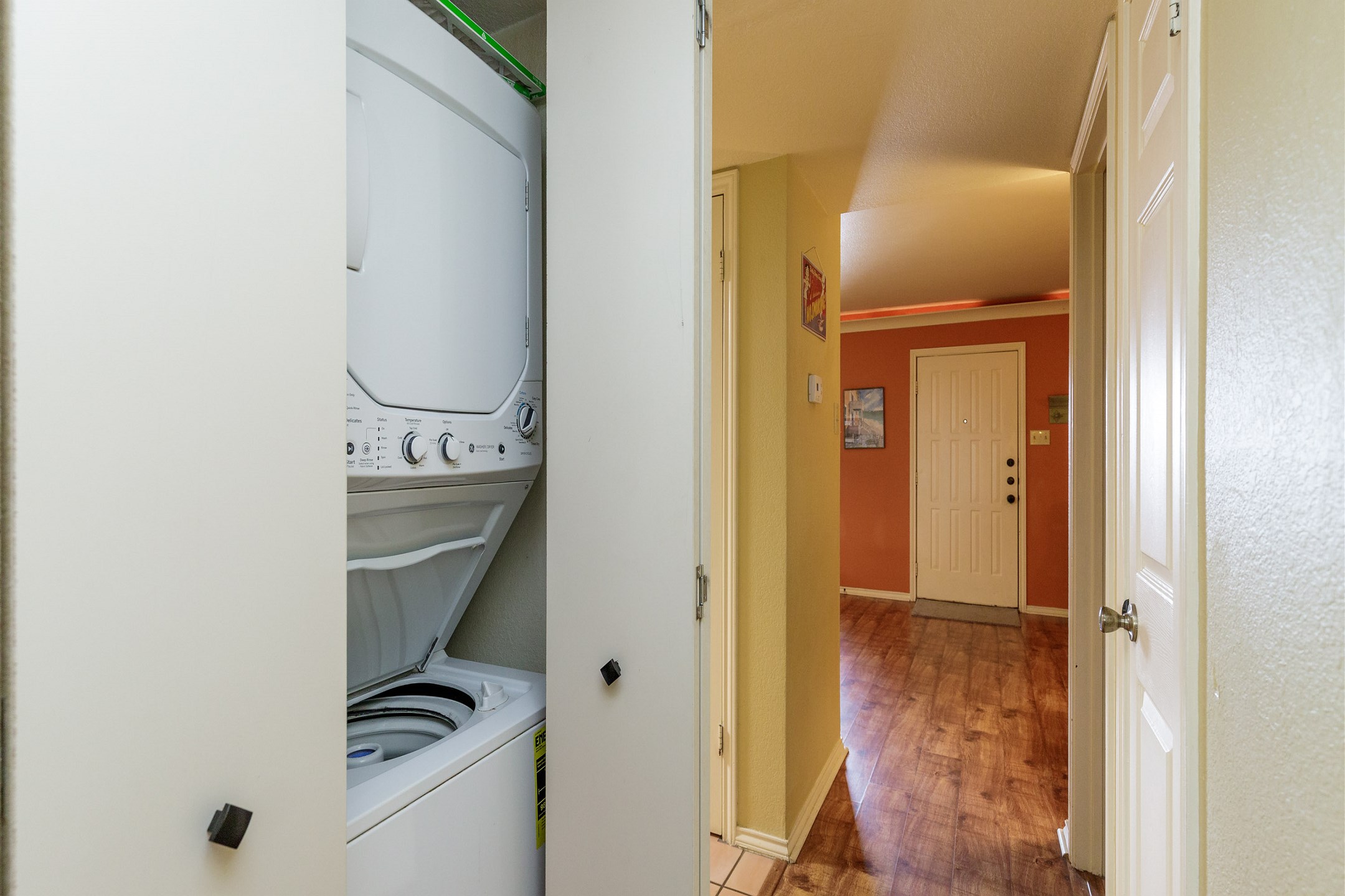 In-property washer and dryer for your convenience